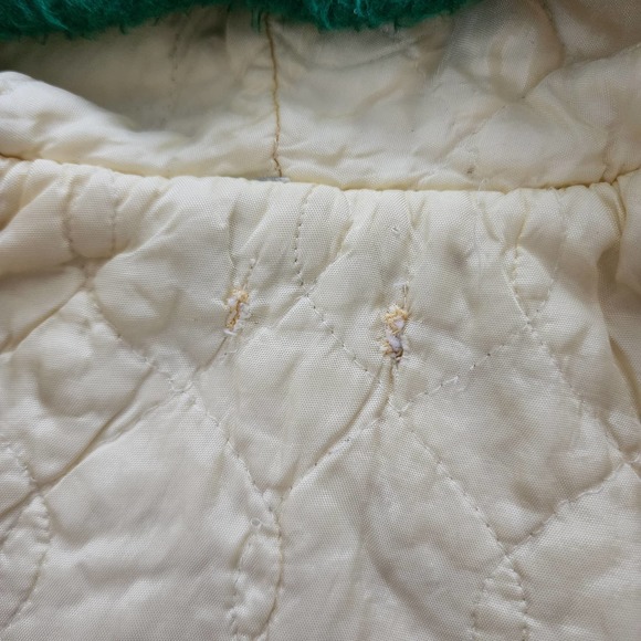 Vintage 50s/60s Kitty Hooded Furry Jacket 18-24 months - Picture 8 of 9